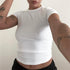 Slim Fit Short Sleeve T-Shirt for Women Casual Basic Crop Top Summer Fashion with O-Neck and Soft Blended Fabric